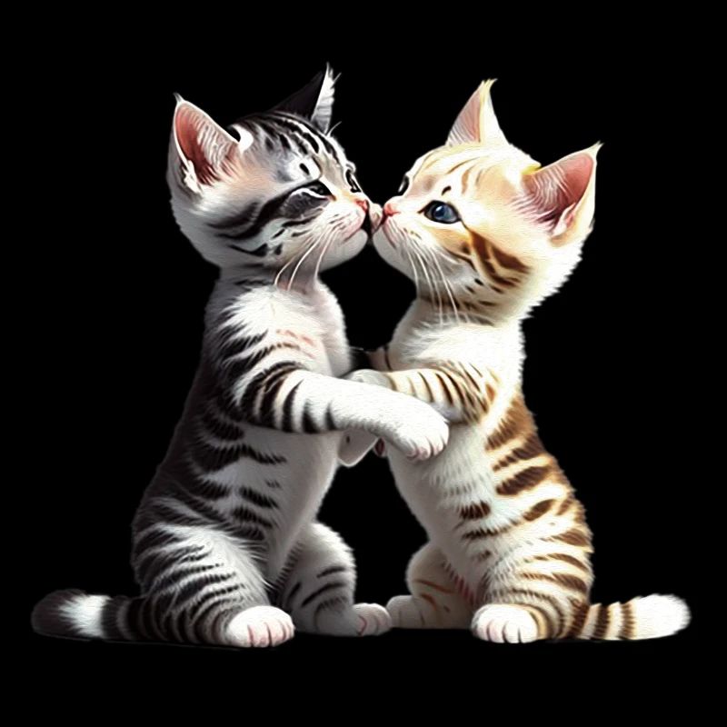 Embrasser les chats