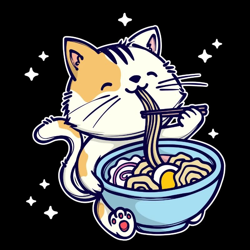 Ramen Anime Manga Comic Cat Animation Japan
