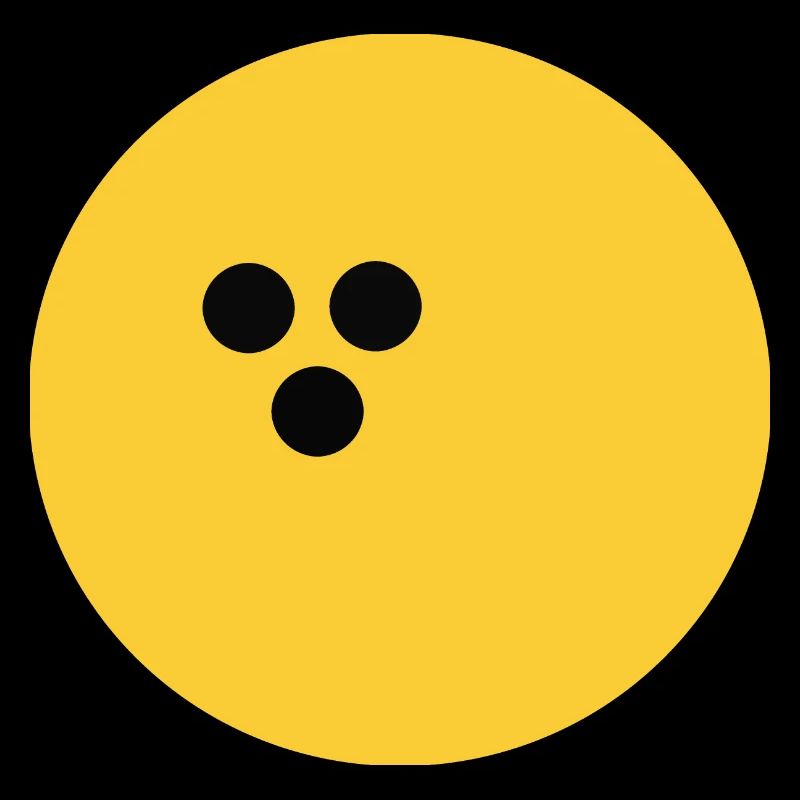 Boule de bowling, jaune de bowling