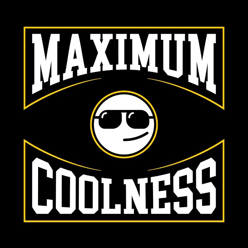 Coolitude maximale Design d’émoticône rétro