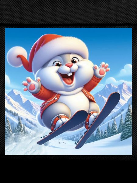 Bunny Jumping Ski Christmas