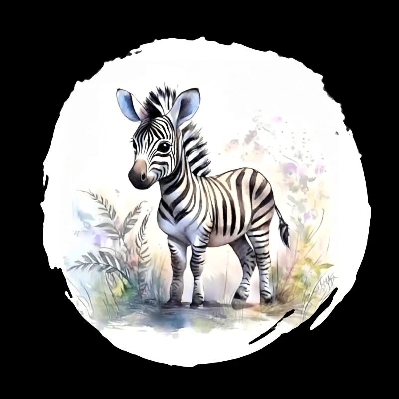 Aquarell Zebra