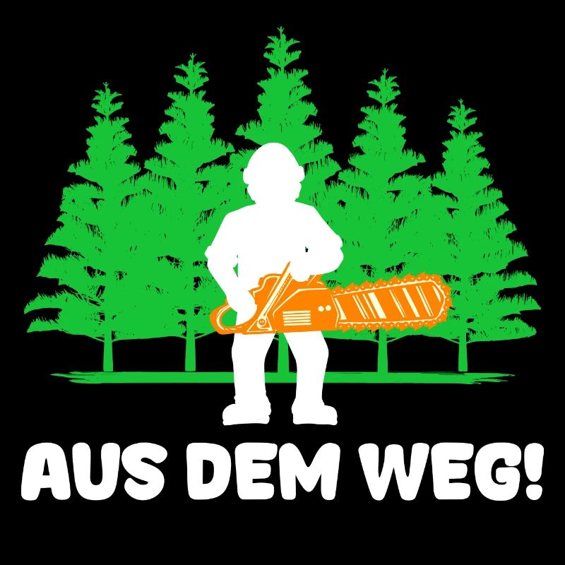 Forestry Lumberjack Statement Chainsaw Tree Wood