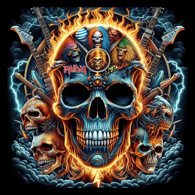 Heavy Metal Schädel