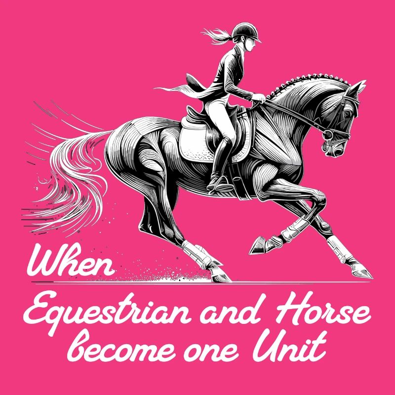 Cadeau d’unité de cheval de cavalier