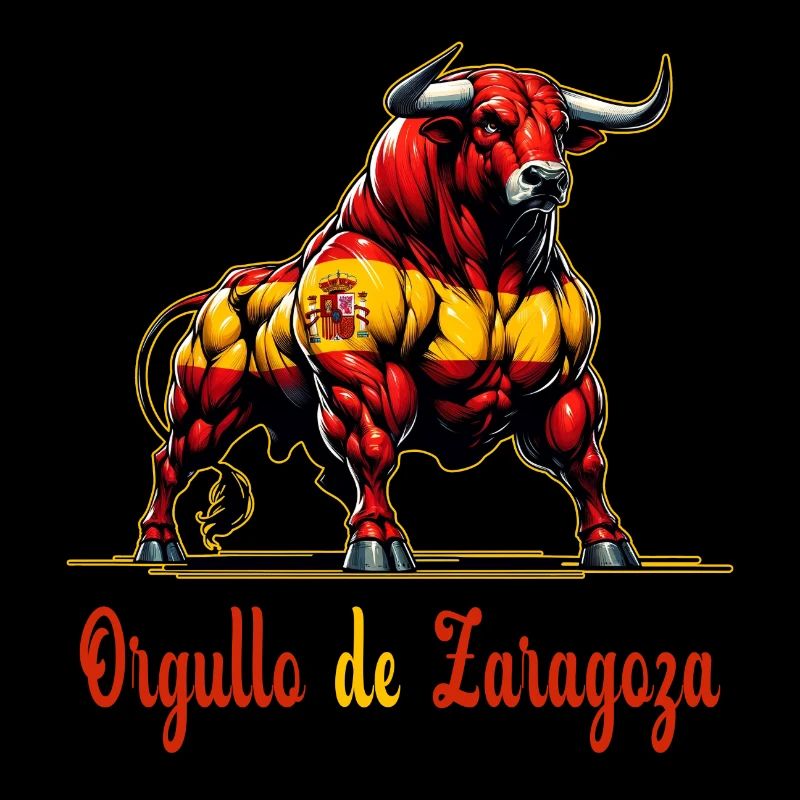 Der Stolz Saragossa Flagge Design