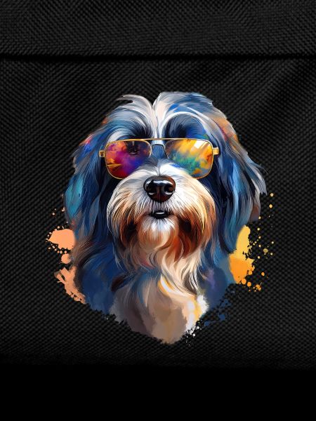 Tibetan Terrier with Sunglasses