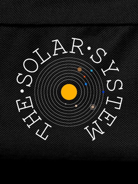 The Solar System (white)