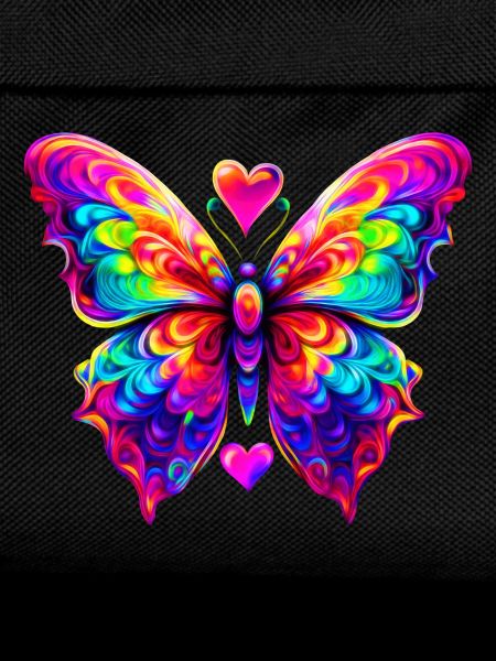 Bunter psychedelischer Schmetterling