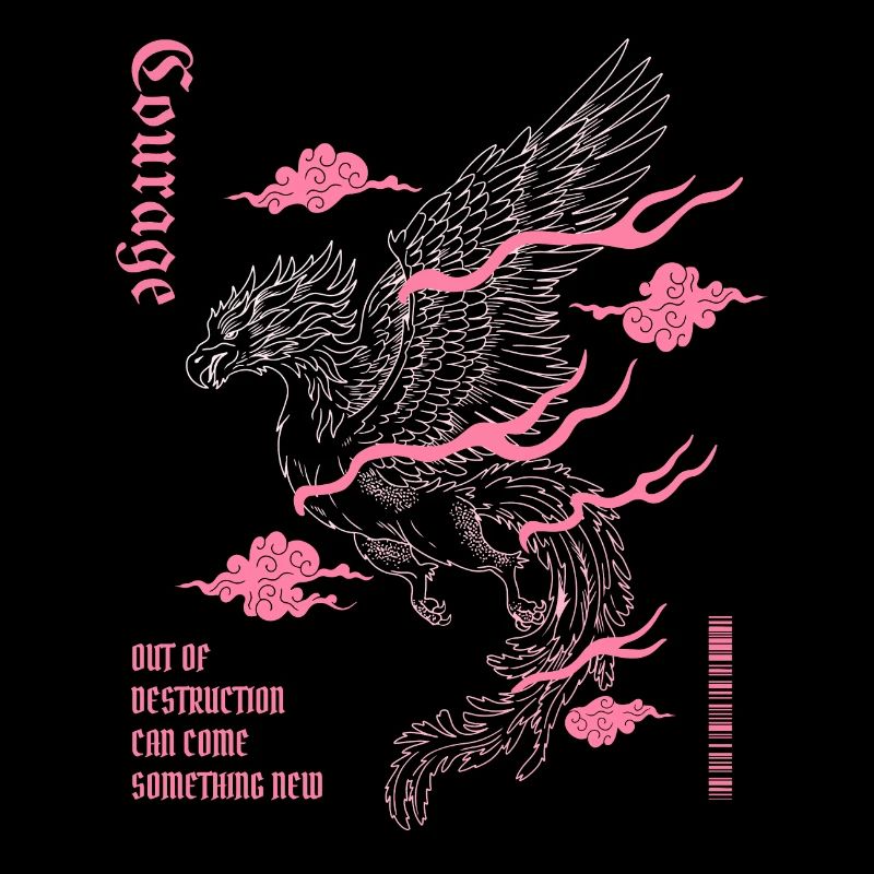 Courage – Phoenix Rebirth Design
