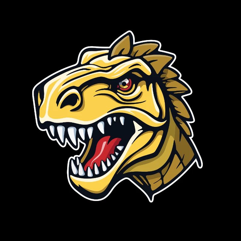 Illustration of a -looking raptor