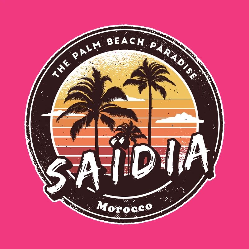 Saïdia Morocco Palm Tree Design