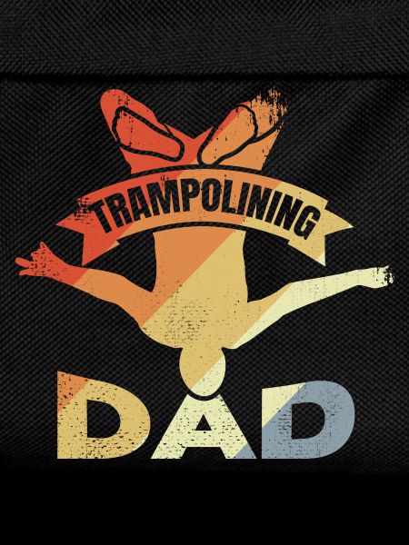 Funny Trampoline Father