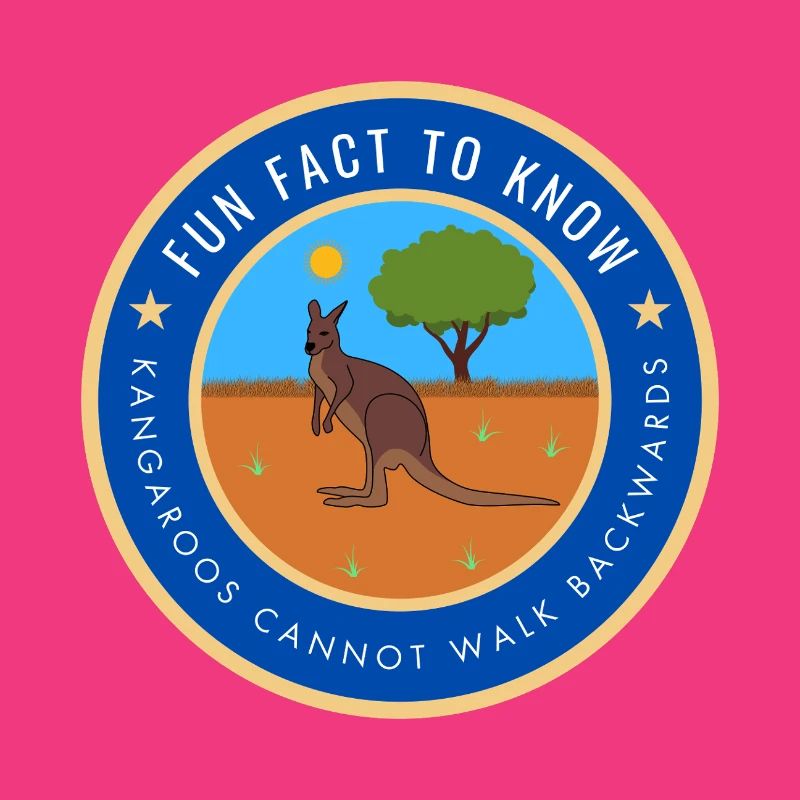 Kangaroos cannot walk backwards