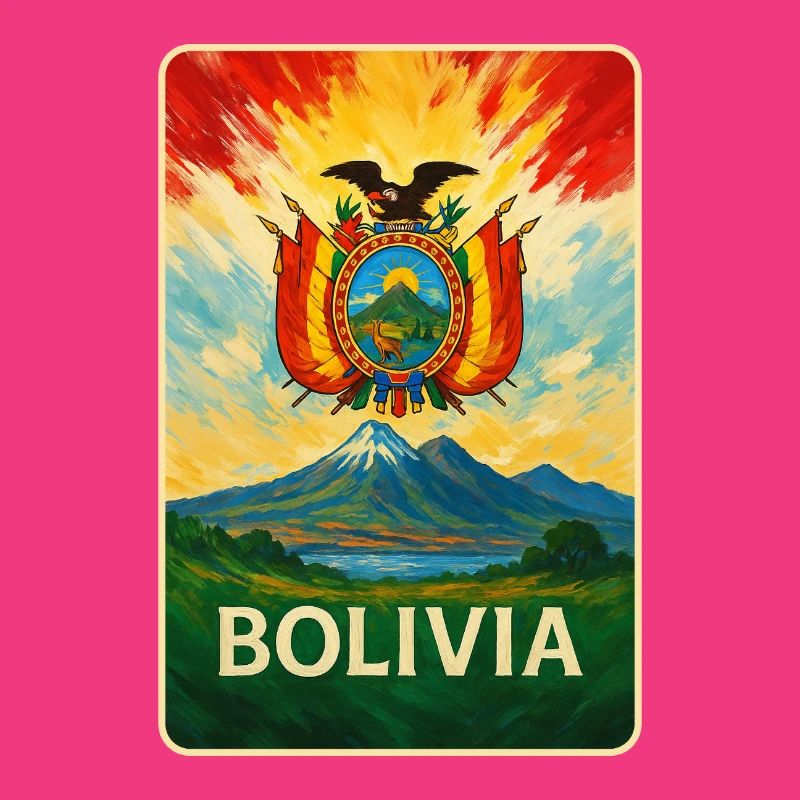 Bolivia Flags Landscape Design