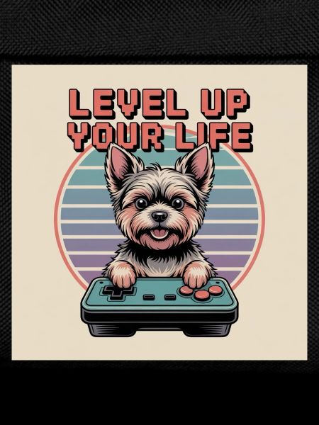 Cute Retro Gamer Dog