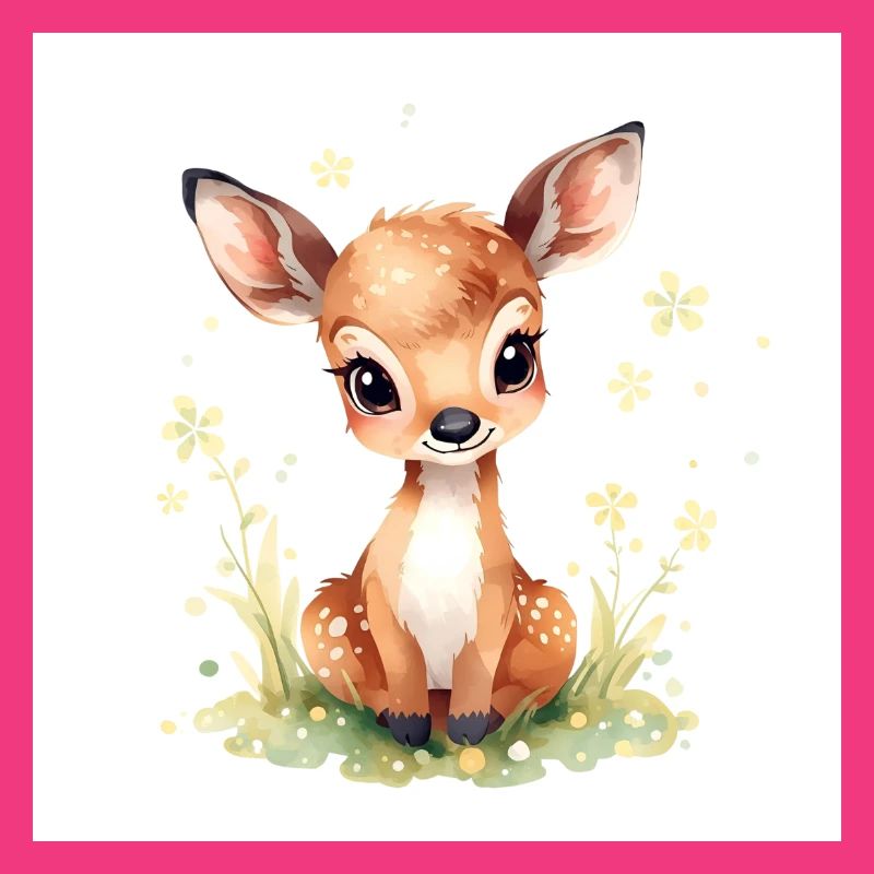 Mignon bébé cerf