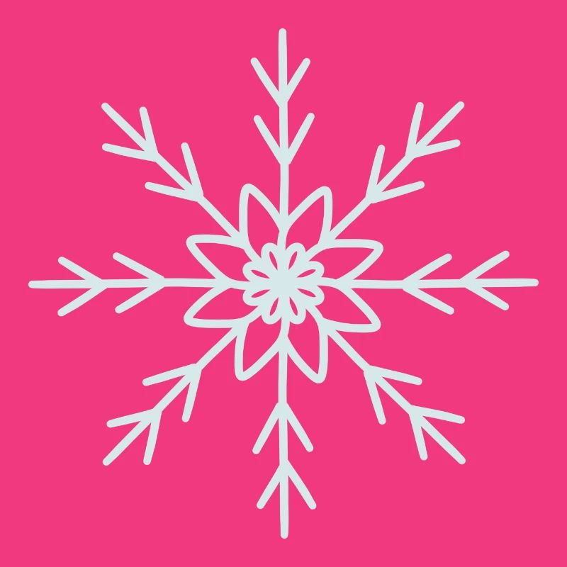 Conception élégante de motif de flocon de neige