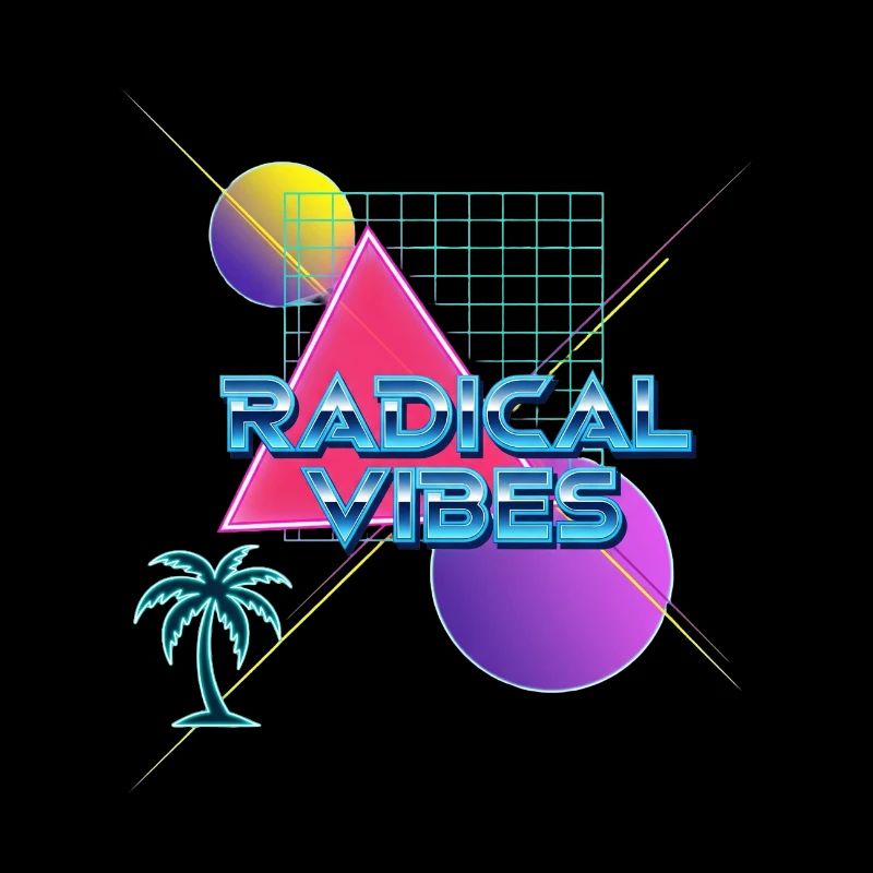 Ambiance néon rétro radicale