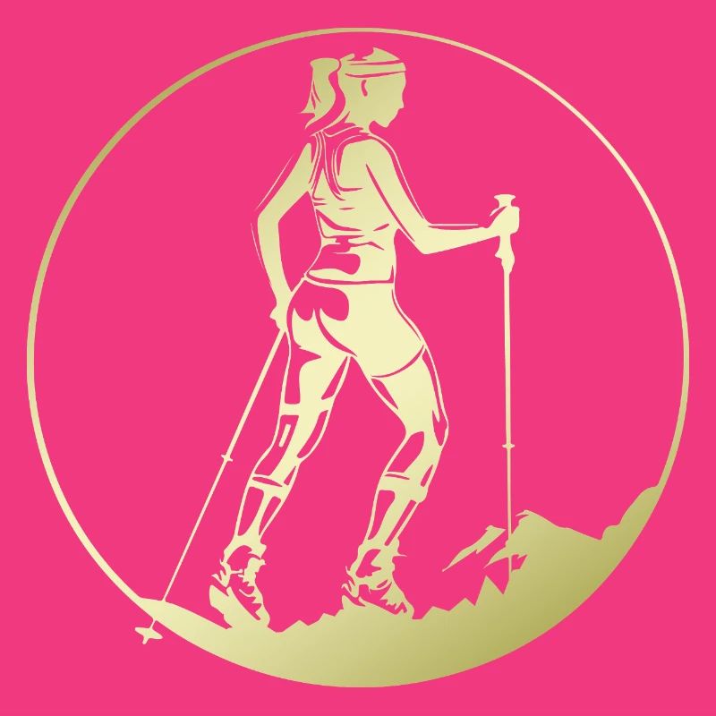 Nordic Walking Silhouette