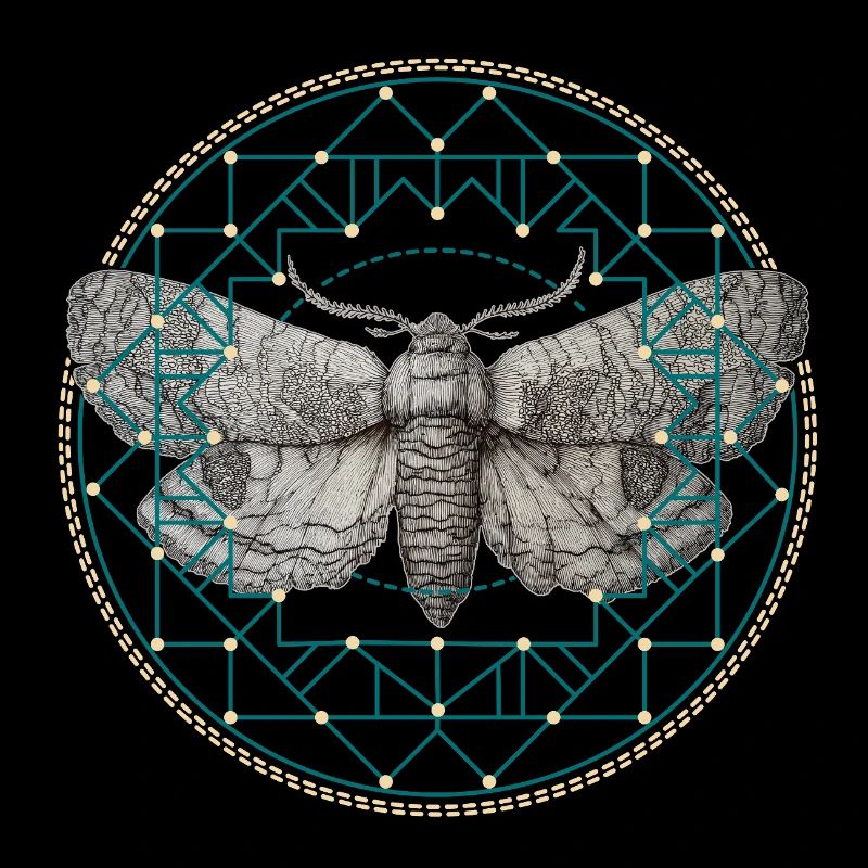 Moth Sacred Geometry
