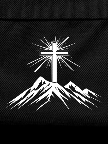 Christliches Kreuz Berg 