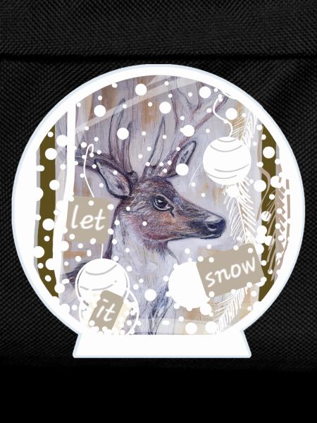 Snow Globe Deer