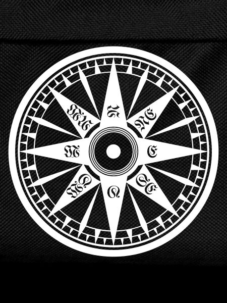 Kompass / Compass – Windrose, Schiffskompass