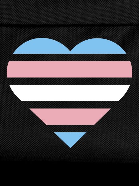 Pride Flag Heart · Transgender