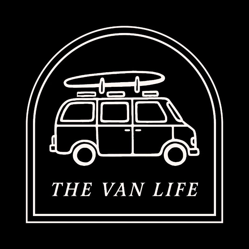 Camper van life campervan surfing road trip