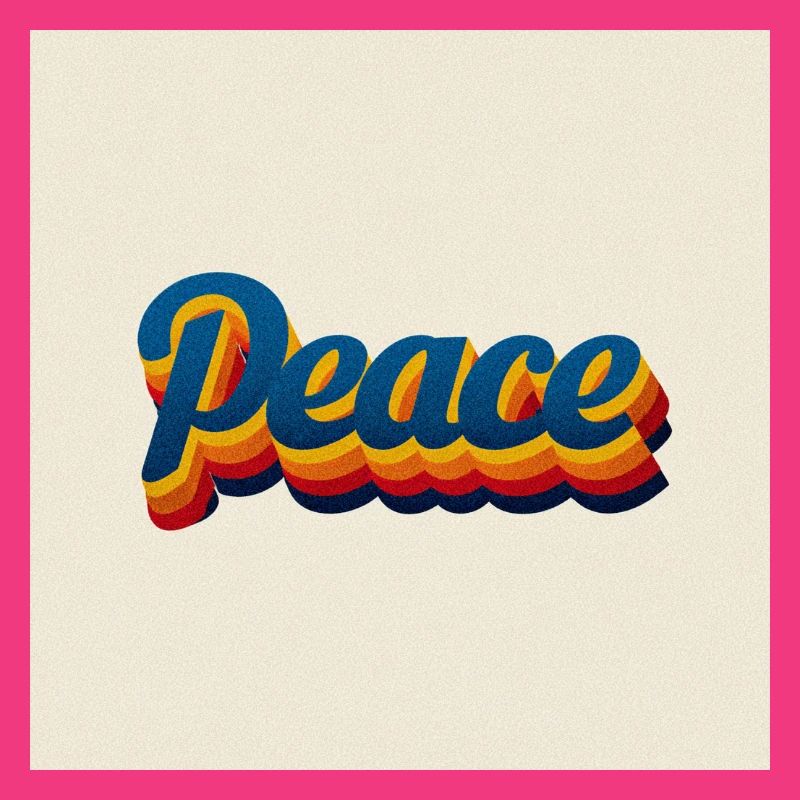 70s Peace Design