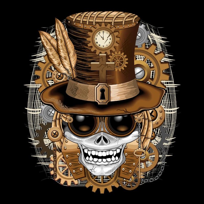 Skull Steampunk Voodoo