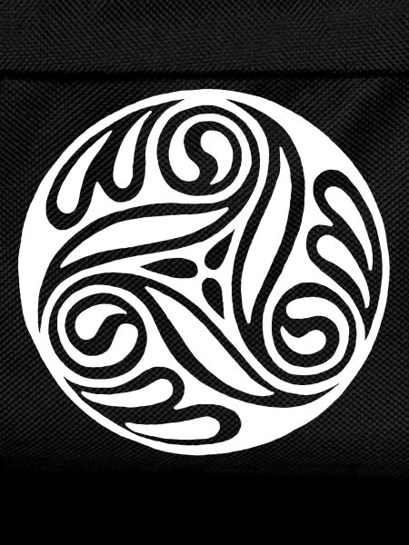 Spirale blanche celte
