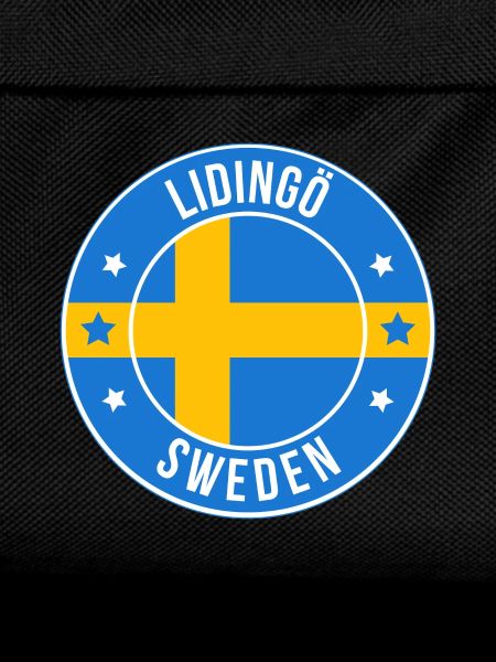 Lidingö Sweden Round Patch Emblem