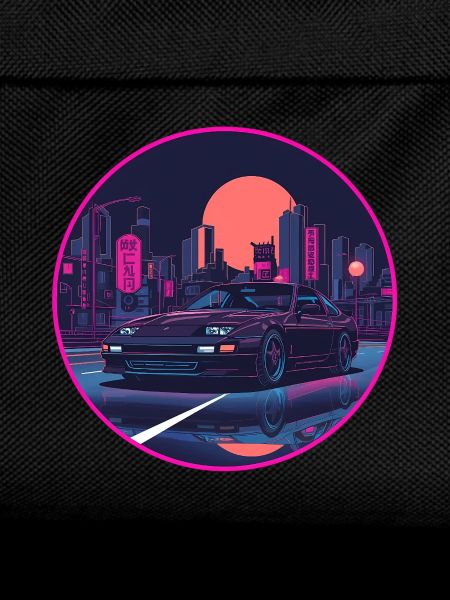 Neon Tokyo Rain Popup-Scheinwerfer Schrägheck