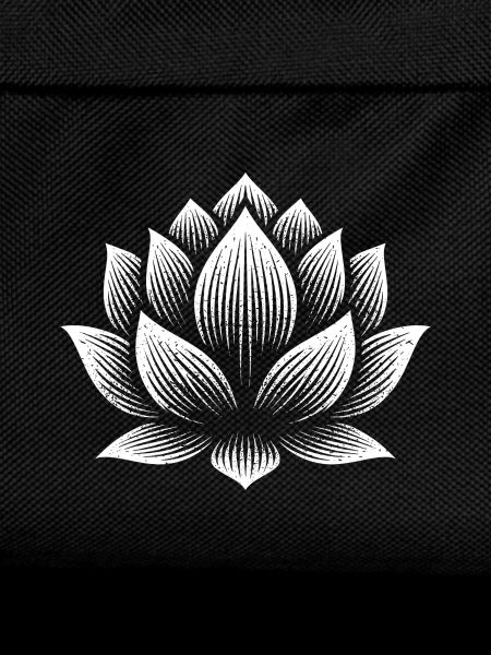 Imprimé Silhouette Lotus