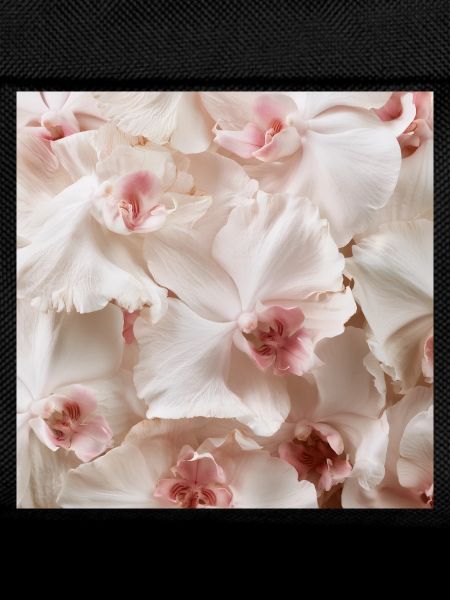 Trendige, rosa-weiße Orchidee