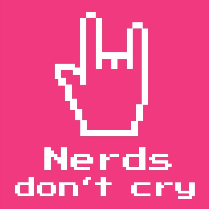 Nerds don't cry! Nerd-Shirt, Geschenk, Informatik