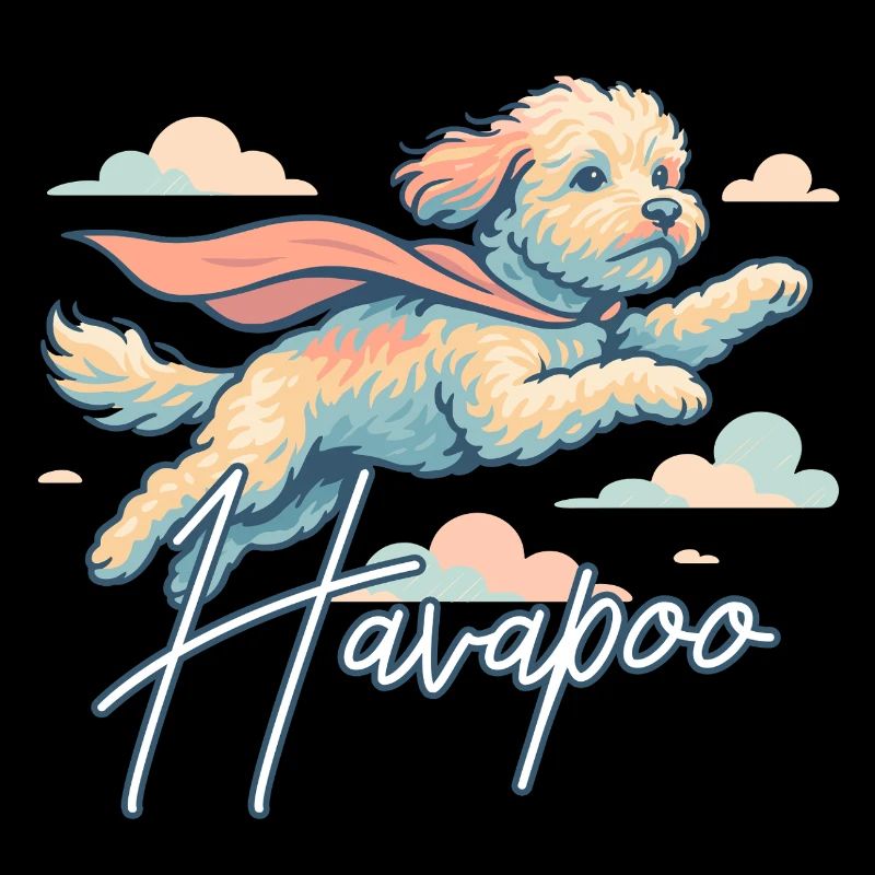 Super Hund Havapoo Cape Umhang Geschenk