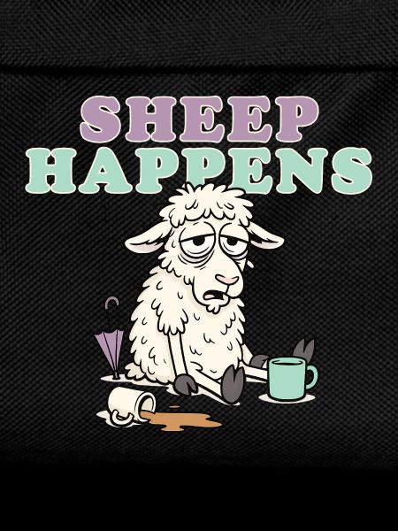 Sheep Happens Pastel Laugh