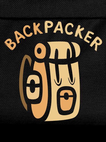Backpacker Comic Rucksack Design