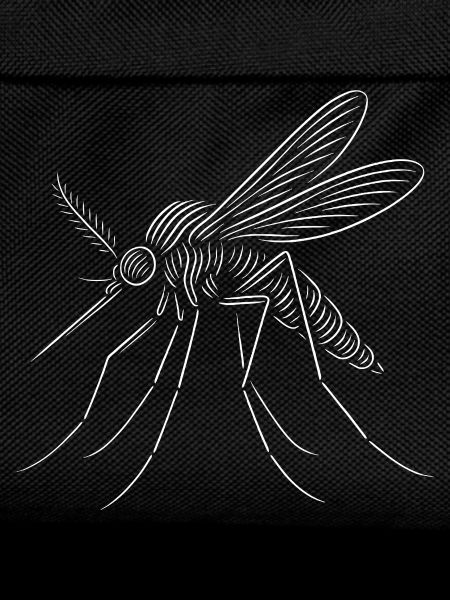 Line Mosquito Sketch Art