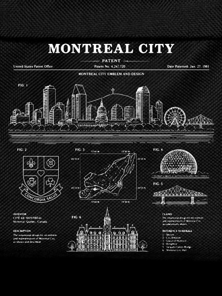 Montreal Skyline Blueprint