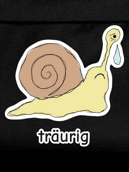 träurig – Schnecke Meme