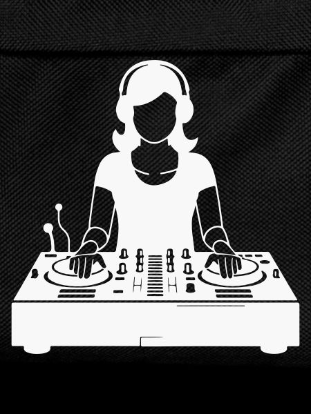 DJane am Mixertisch