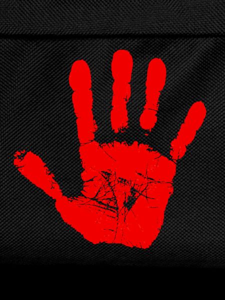 Red Handprint