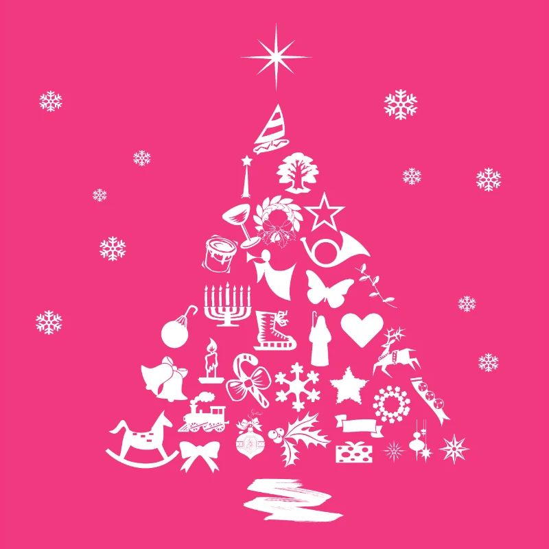 Festlicher Weihnachtsbaum mit Geschenken