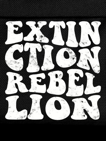 Extinction Rebellion Retro white