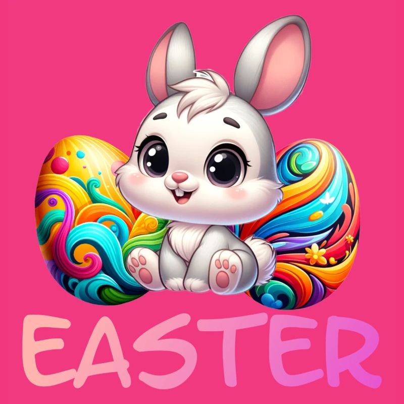 Easter Bunny with Easter Eggs