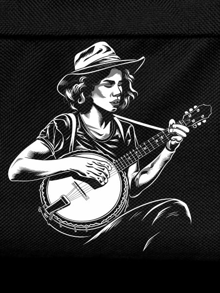 Banjo Player Sketch